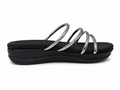 Pace Metallic Strappy Slides